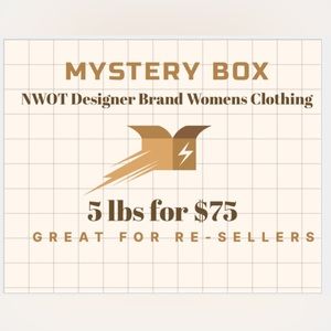 Mystery Box of NWOT Designer Brand Women’s Clothing 5lbs for $75